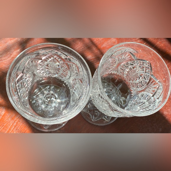 Vintage ArrowHead in Oval Water Goblet By Higbee - Picture 8 of 13